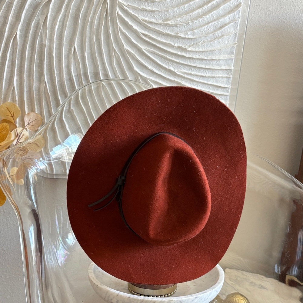100% Wool Copper Fall Hat - Picture 4 of 7